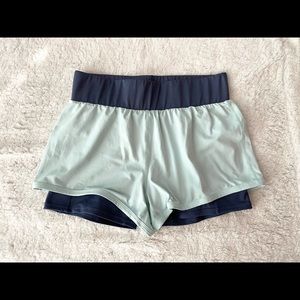 EUC Fabletics 2 in 1 Running Shorts